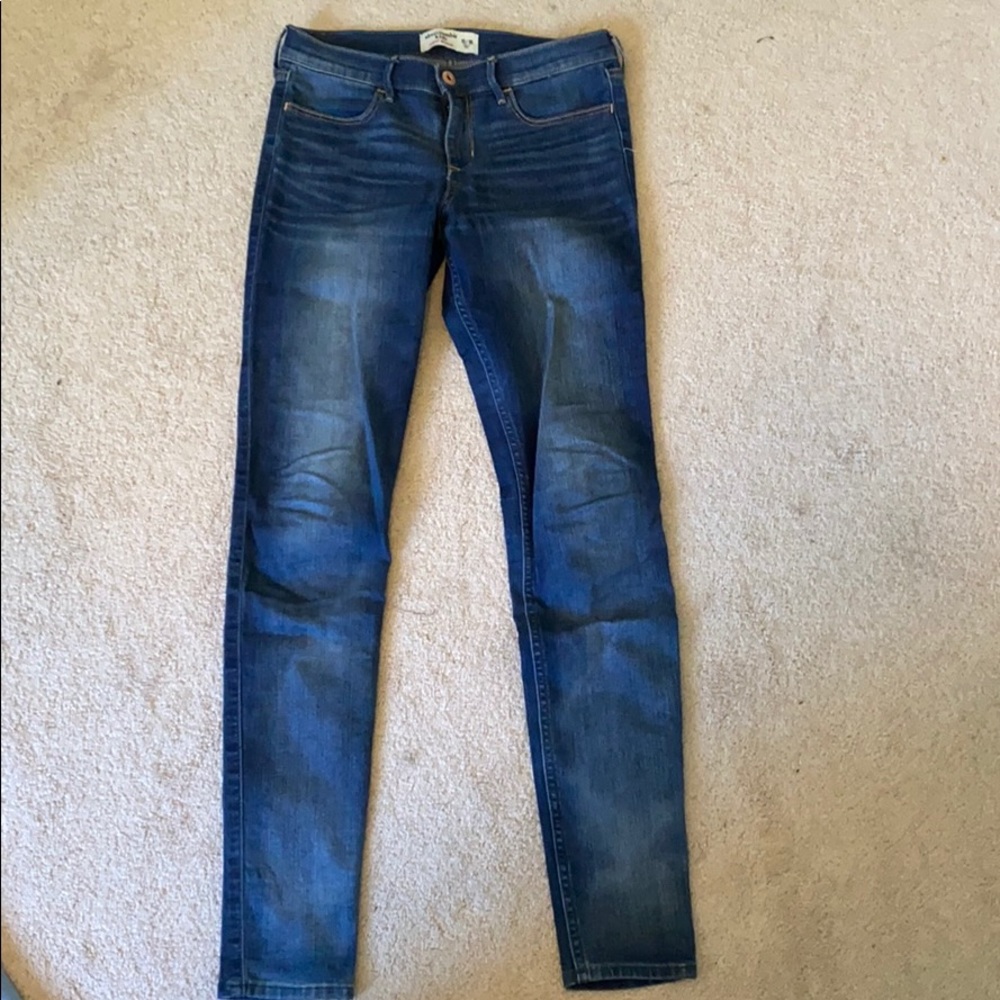 Medium wash Abercrombie and Fitch jeans!